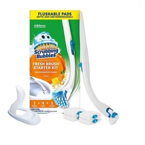 Scrubbing Bubbles Fresh Brush Toilet Bowl Cleaning System Starter Kit